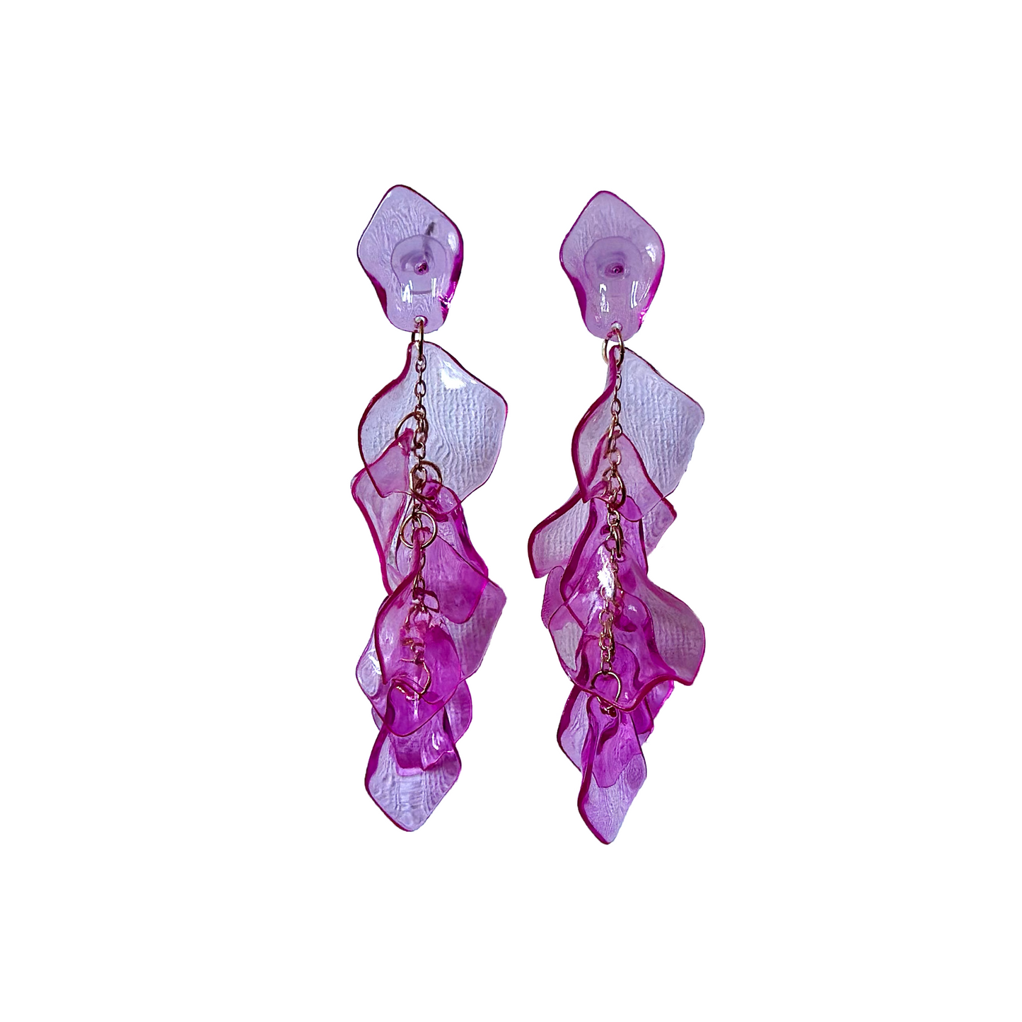 Blumen Ohrringe Damen – Vintage Quaste & Blütenblatt Design im Koreanischen Sommer-Stil