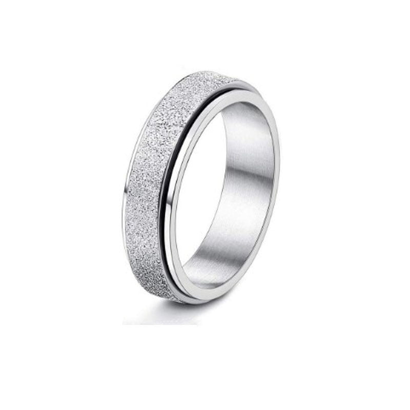Drehbarer Spinner-Ring mit Mond & Sternen
