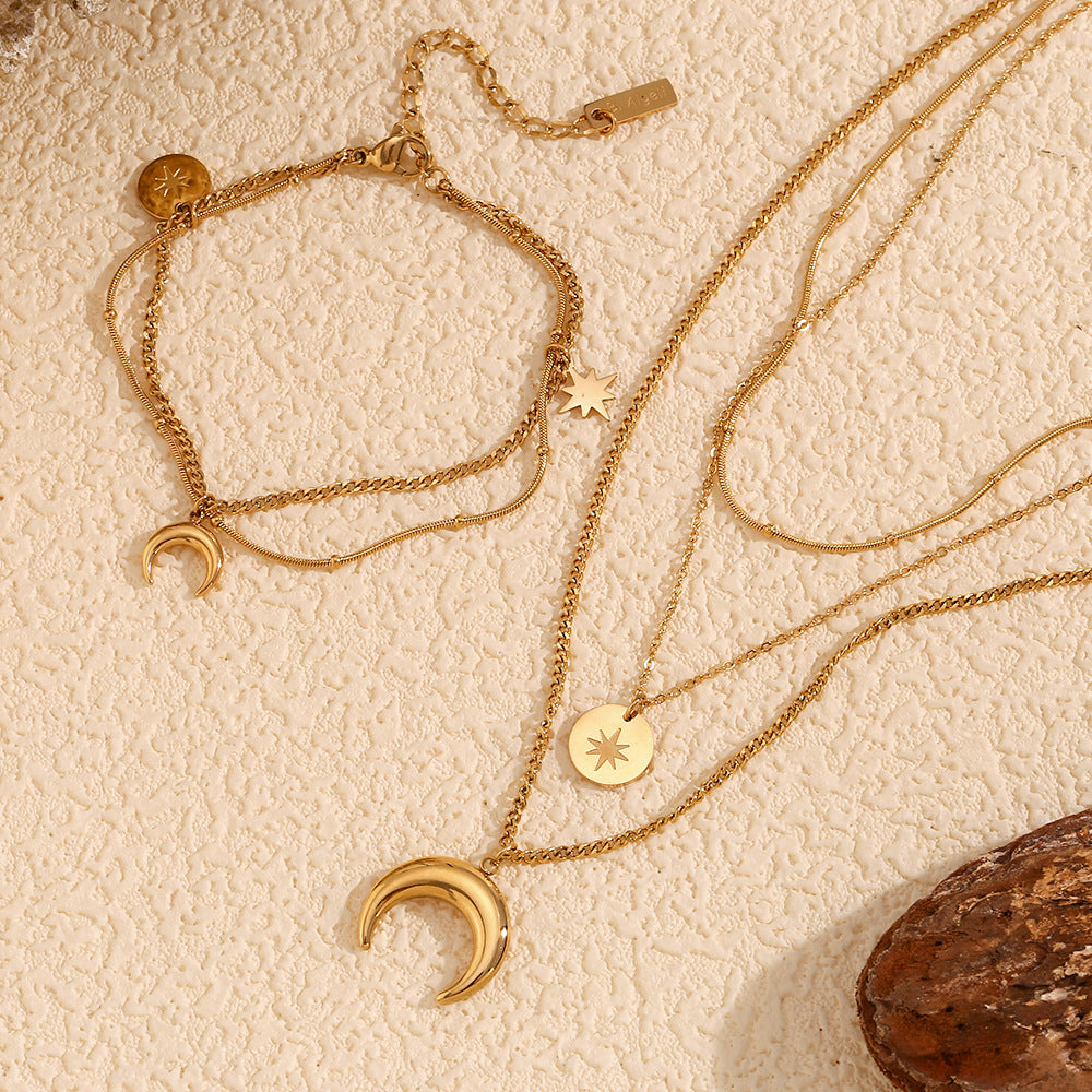 Mond & Stern Schmuck – Layering Kette oder Armband