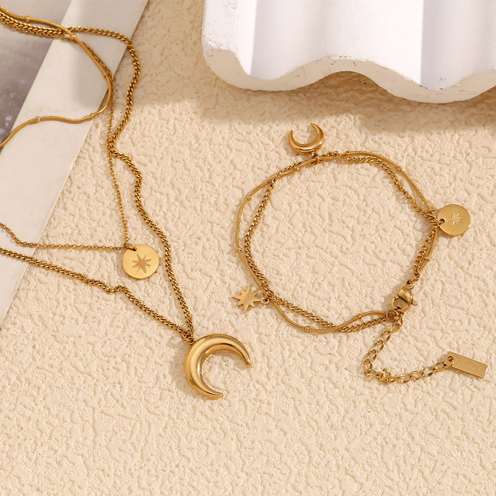Mond & Stern Schmuck – Layering Kette oder Armband
