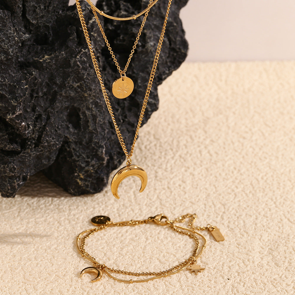 Mond & Stern Schmuck – Layering Kette oder Armband
