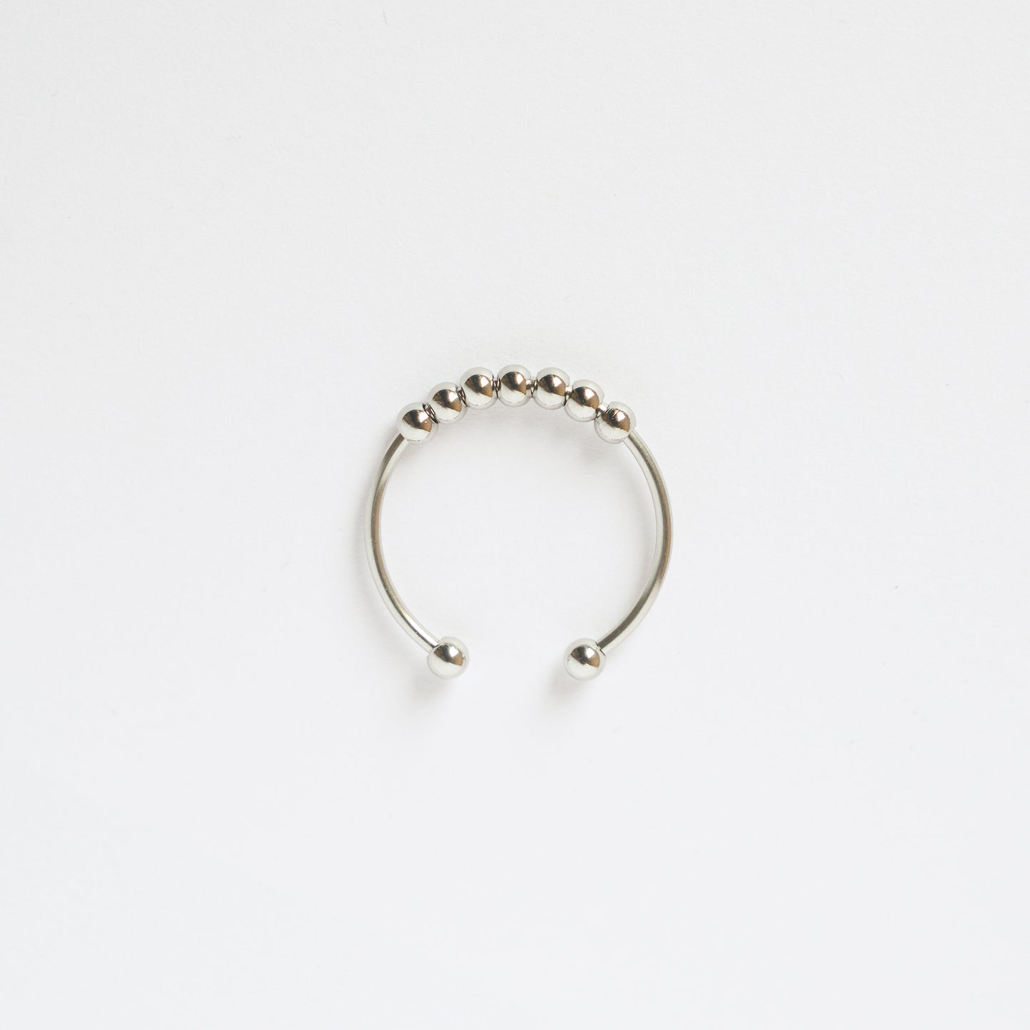 Anxiety Ring mit beweglichen Kugeln in verschiedenen Farben