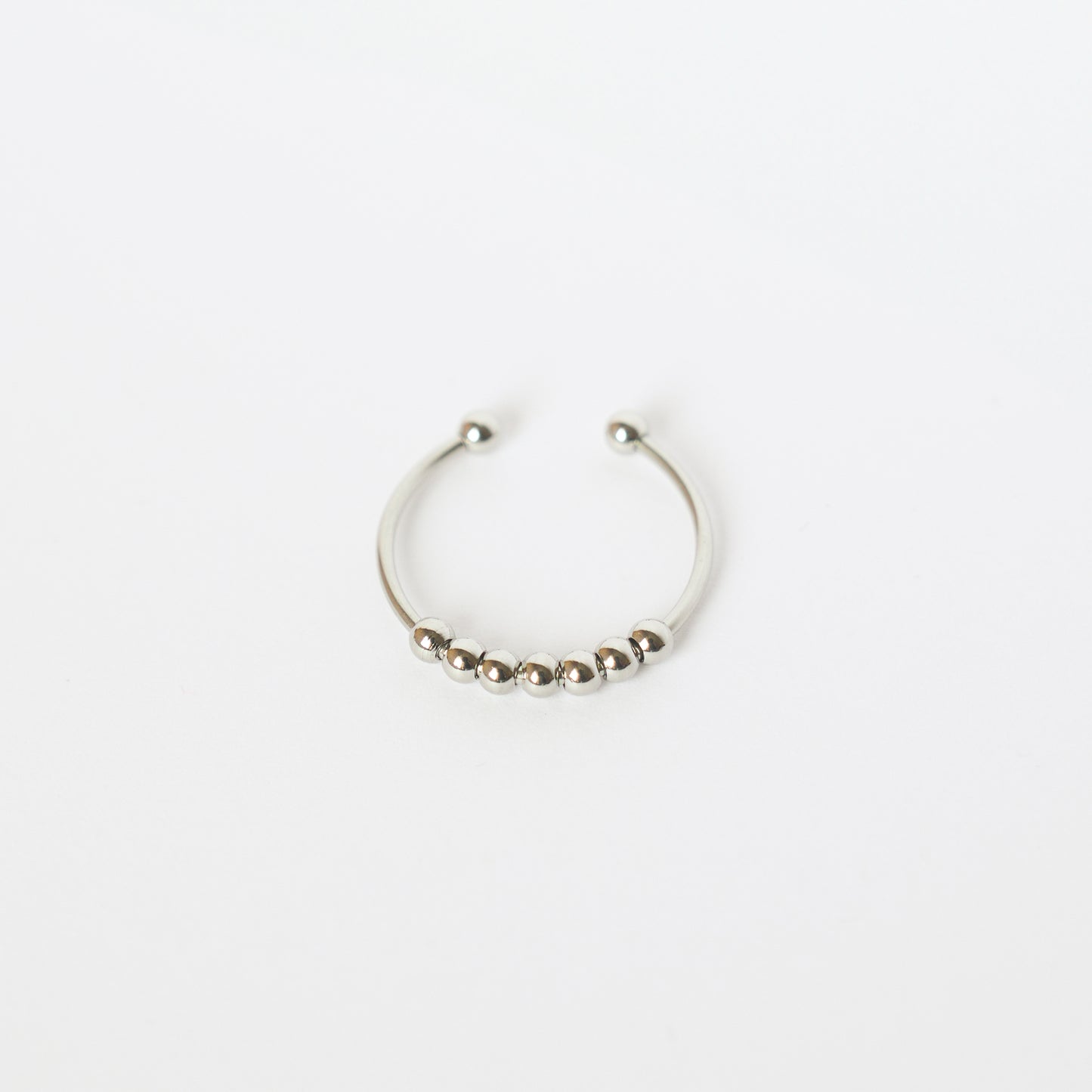 Anxiety Ring mit beweglichen Kugeln in verschiedenen Farben