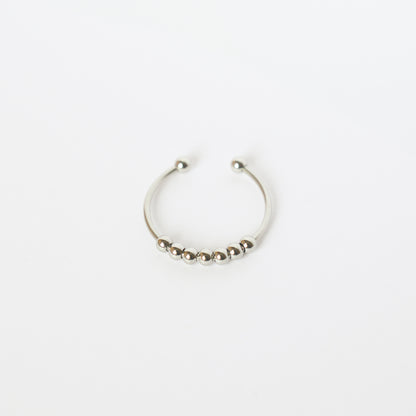 Anxiety Ring mit beweglichen Kugeln in verschiedenen Farben