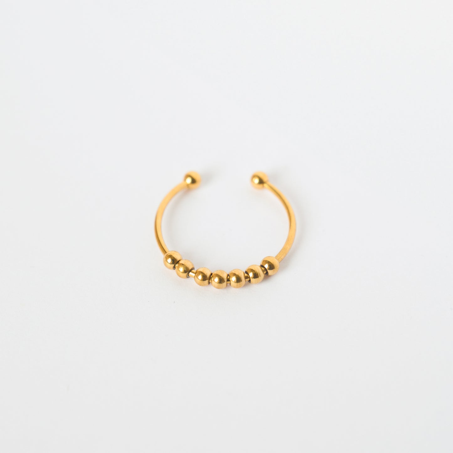 Anxiety Ring mit beweglichen Kugeln in verschiedenen Farben