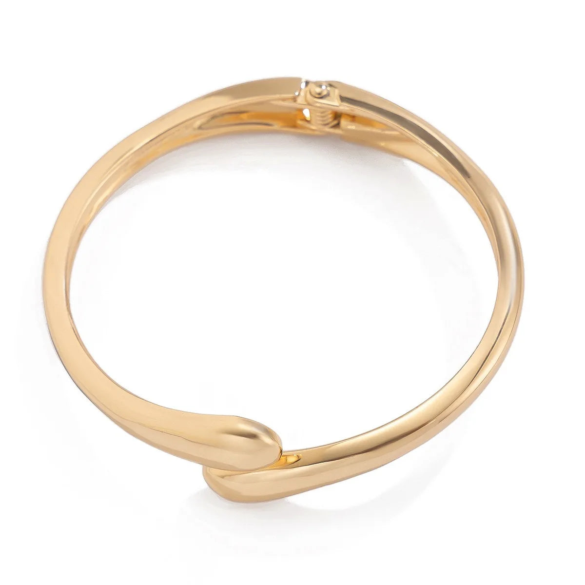 Geometrischer Armreif in Gold & Silber