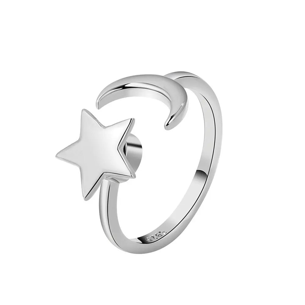 Anti-Stress Spinner-Ring mit Sonnenblumen-Design – 18K vergoldet, drehbar & stilvoll