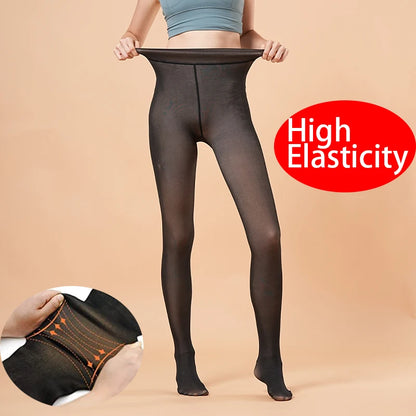 Thermo Leggings – Fleece, Hohe Taille, Slim Fit