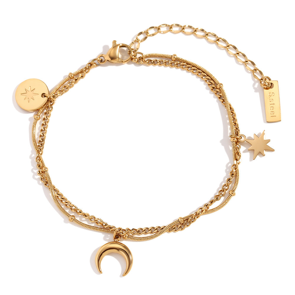 Mond & Stern Schmuck – Layering Kette oder Armband
