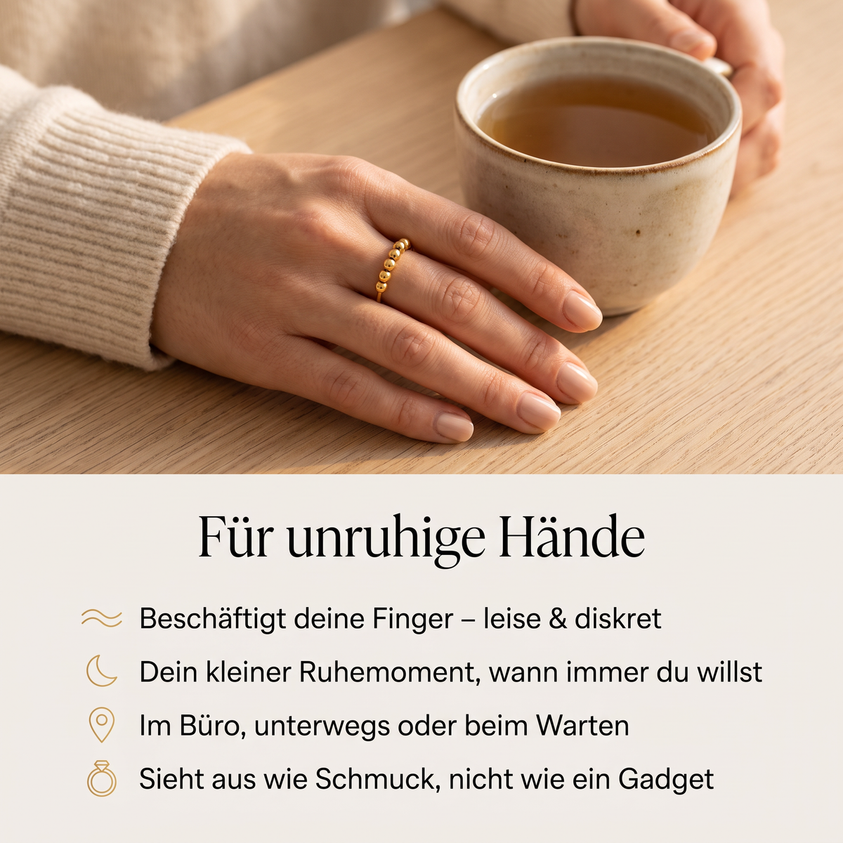 Anxiety Ring – für unruhige Hände
